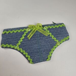 Mimiandme5 Custom Art Crafted Makeup-Cosmetic Bag with Zipper Embellished